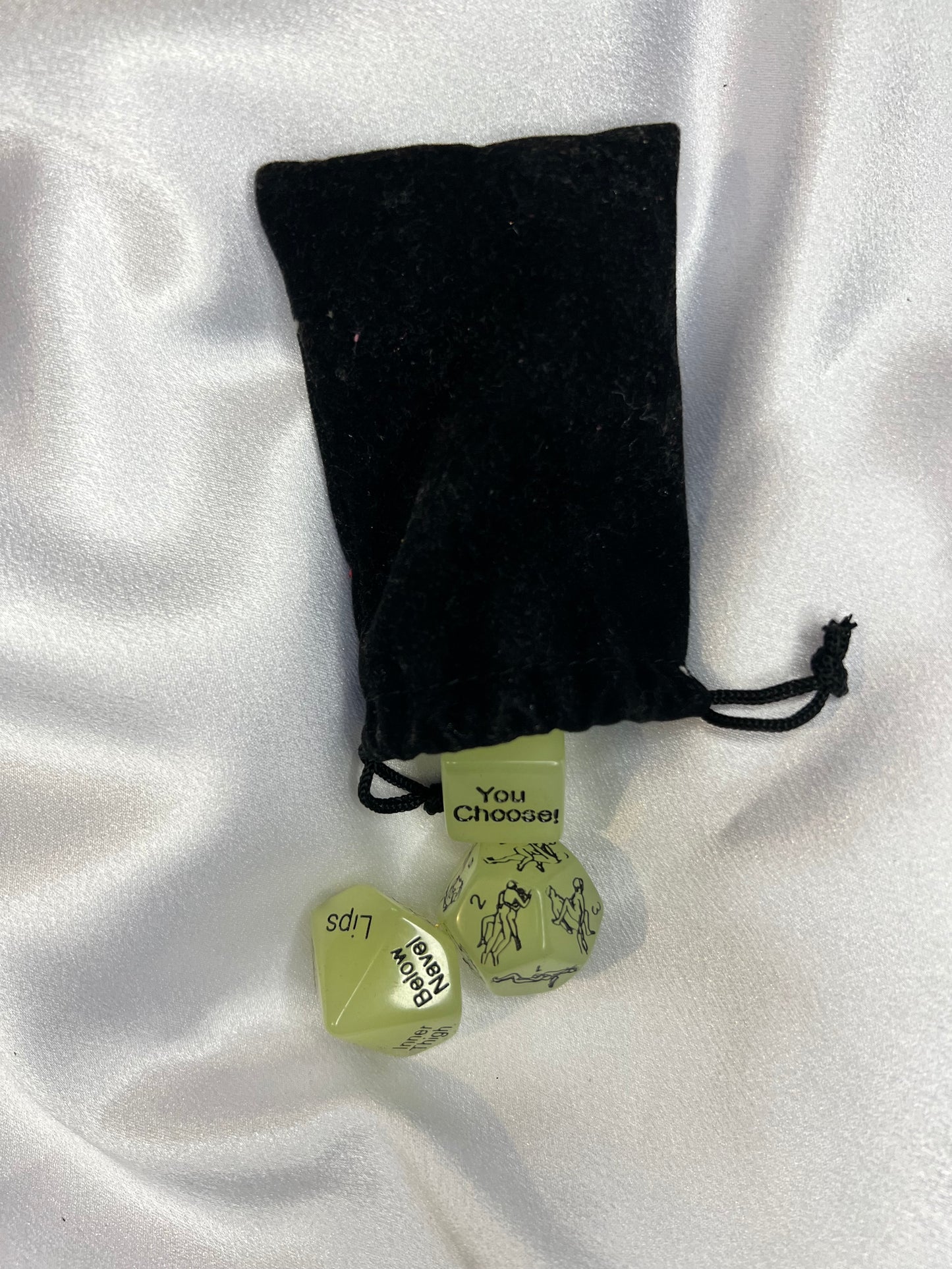 Lot de 4 dés coquin lumineux