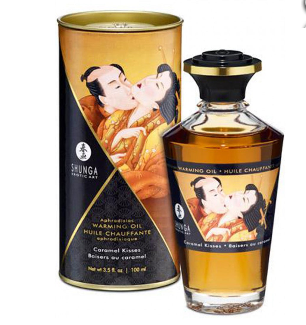 Huile chauffante aphrodisiaque - Baisers caramel