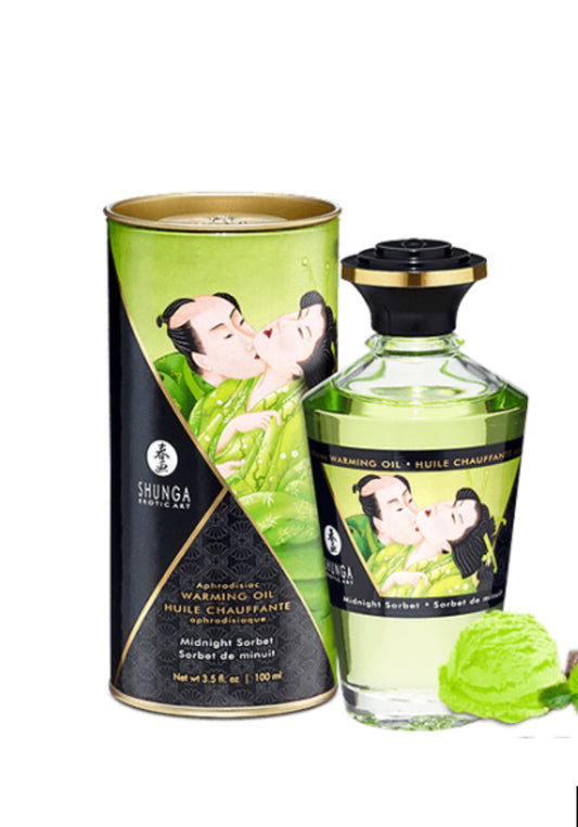 Huile chauffante aphrodisiaque - Sorbet de minuit