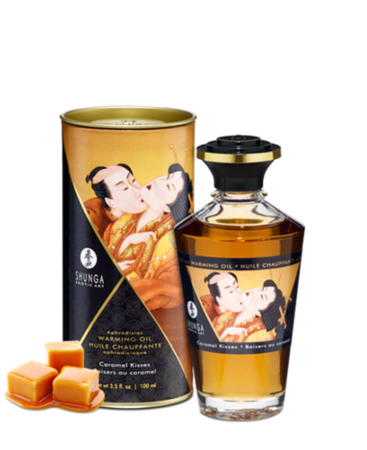 Huile chauffante aphrodisiaque - Baisers caramel