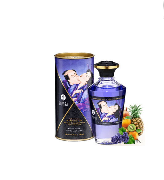 Huile de massage chauffante Fruits exotiques