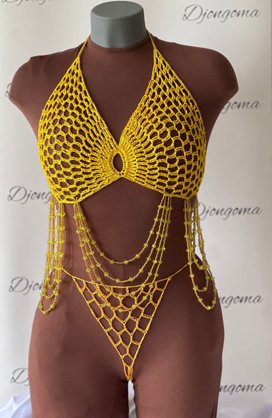 Ensemble Romance jaune